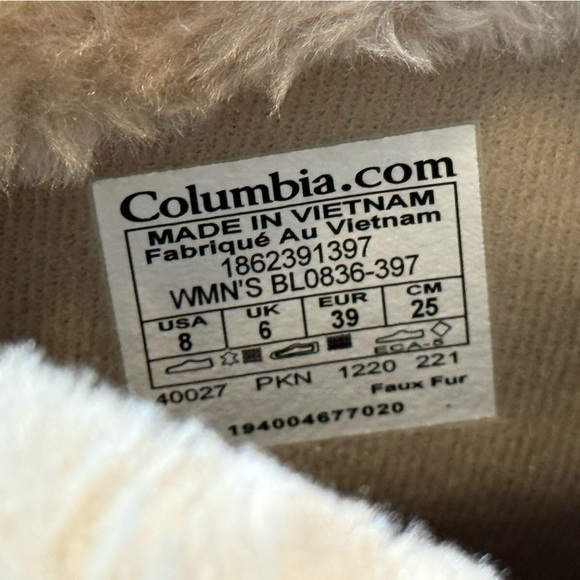 Women’s COLUMBIA Ice Maiden Shorty green winter boots- Size 8 - Picture 7 of 9